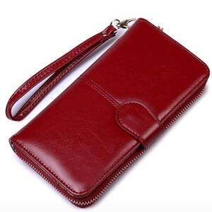 Red Wristlet Wallet NWT